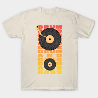 house music is life drum and bass themed design T-Shirt